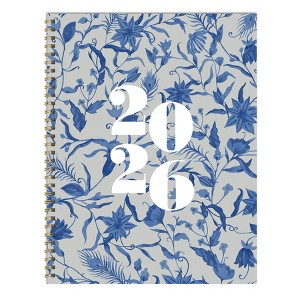 TF Publishing 10.5"x12.5" 2026 Tres Belle Blue Large Weekly Monthly Planner - 1 of 4