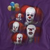 It 1990 Many Faces Of Pennywise Adult T-Shirt - 2 of 4