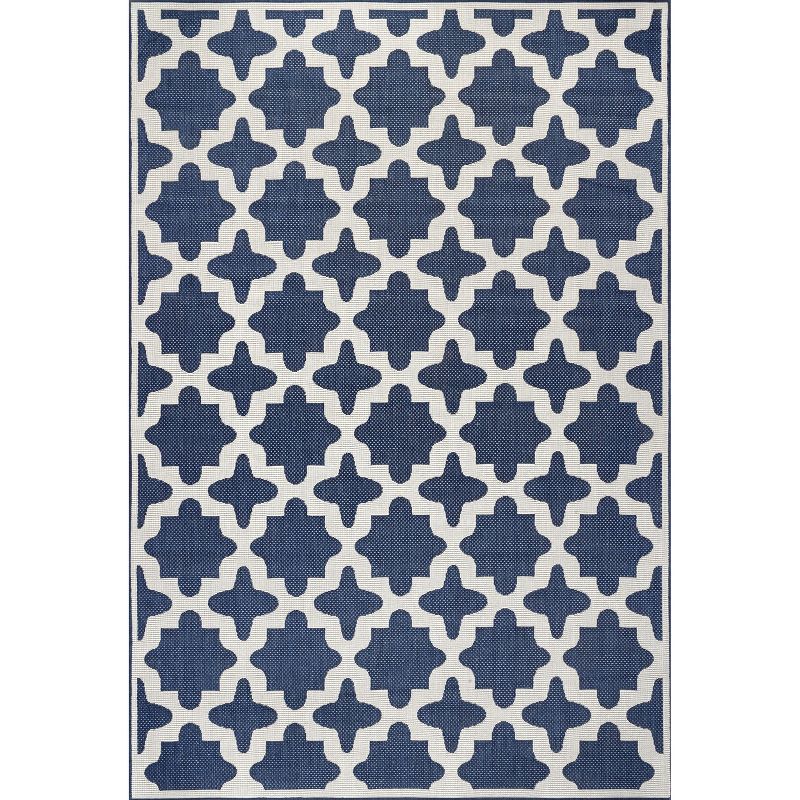 nuLOOM Shiloh Geometric Star Indoor and Outdoor Area Rug, 1 of 11