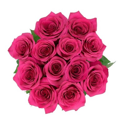 Premium Dozen Rose Bouquet - Colors May Vary