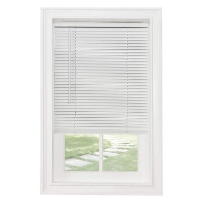 2 inch Faux Wood Blinds Window Horizontal Covering Cordless Gray 35X72 