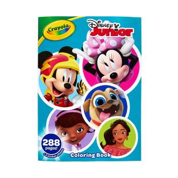 Crayola 288pg Disney Junior Coloring Book with Sticker Sheets