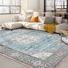 Area Rug Washable Rug Vintage Bohemian Rug, Ultra Soft Area Rugs for Bedroom Living Room Dining Room - 2 of 4
