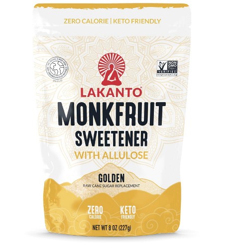 Lankato Golden Monkfruit and Allulose Sweetener Raw Cane Sugar Replacement - image 1 of 1