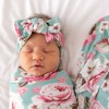 Infant Briana Swaddle And Headwrap Set - Posh Peanut - 3 of 4