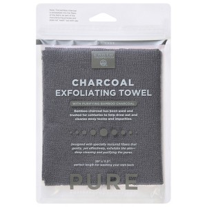 Earth Therapeutics Charcoal Exfoliating Towel - 0.6 oz - 1 of 3