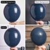 PartyWoo Balloons Navy Blue Matte Dark 36 18 12 10 5 Inch 100 pcs - 3 of 4