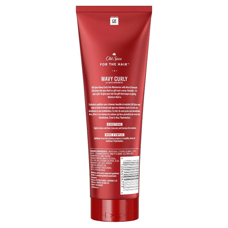 Old Spice Wavy Curly Hair Conditioner with Aloe and Avocado Oil - 8 fl oz, 4 of 8