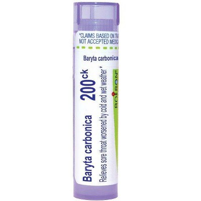 Baryta Carbonica 200CK by Boiron Homeopathic Single Medicine For Cough, Cold & Flu  -  80 Pellet
