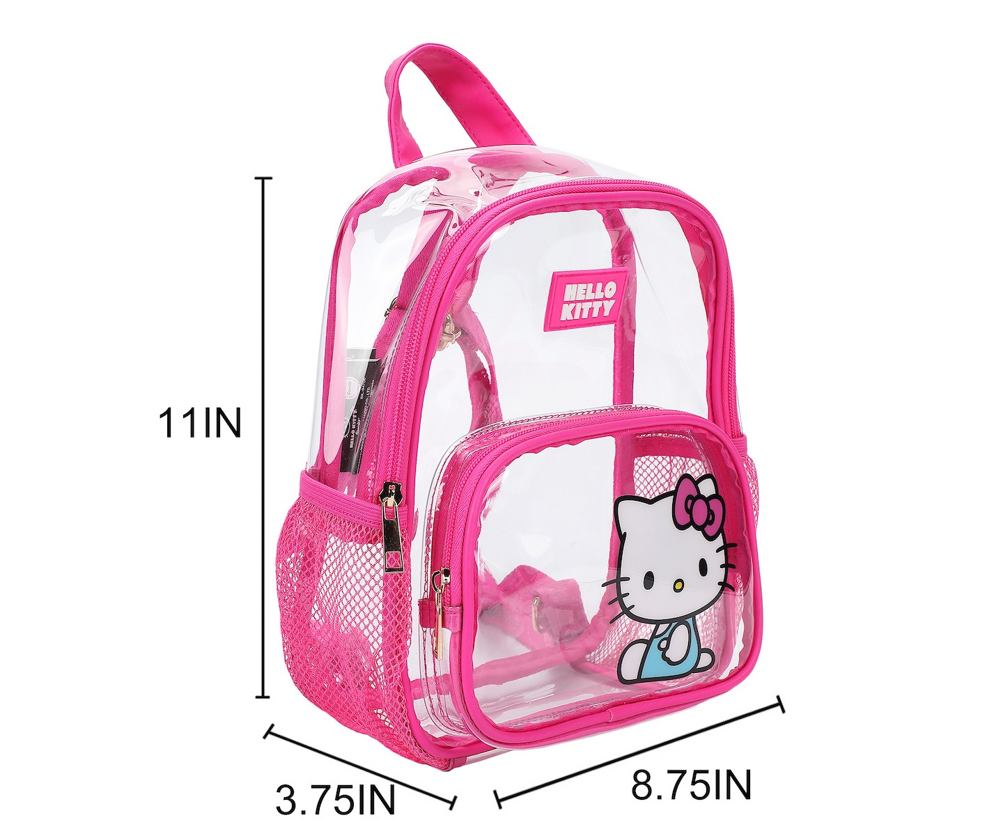 Рюкзак Sanrio Hello Kitty Sitting Character Adult 11" Clear Mini — фото 3
