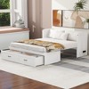 CLIHOME Full Size Murphy Bed with USB Ports, Large Drawers and Metal Handles - 2 of 4