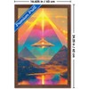 Trends International Ray Heere - UFO Pyramid 1 Framed Wall Poster Prints - 3 of 4