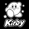 Men's Nintendo Kirby Black and White Portrait Pull Over Hoodie - image 2 of 4