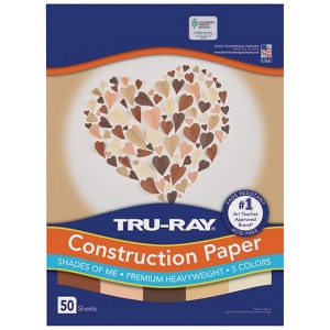 Tru-Ray SHADES OF ME ASSORTED COLORS, 9" X 12", 50 SHEETS (Pack of 6) - 1 of 1