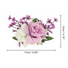 Unique Bargains Women's Fashion Simulated Flowers Side Comb 1 Pc - 2 of 4