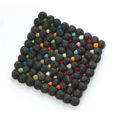 CILIO Virgin Wool Trivet "Nero"