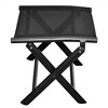 vidaXL Folding Footstool Black Aluminum and Textilene - 4 of 4