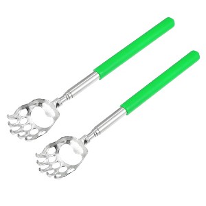 Unique Bargains Extendable Bear Claw Stainless Steel Back Scratcher for Men and Women - 1 of 4