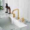 WOWOW 8 in. Widespread Double Handle Bathroom Faucet with Pop-up Drain Kit - 2 of 4