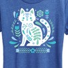 Women's - Instant Message - Scandinavian Cat Short Sleeve Graphic T-Shirt - 2 of 4
