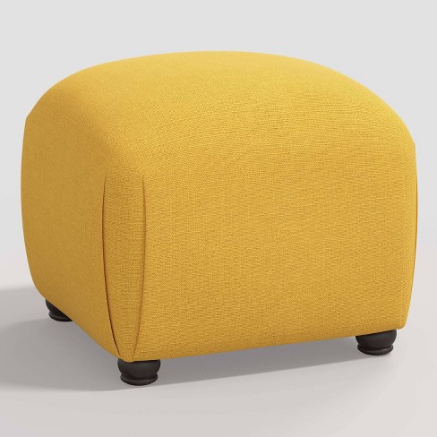 Yellow store ottoman target