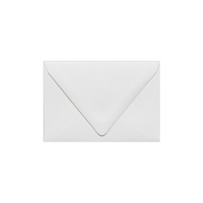 LUX A1 Contour Flap Envelopes (3 5/8 x 5 1/8) 50/Pack White - 100% Recycled (1865-WPC-50)