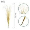 Unique Bargains Plastic Fake Wheat Garden Decor Artificial Grass Plants 6 Pcs - 2 of 4