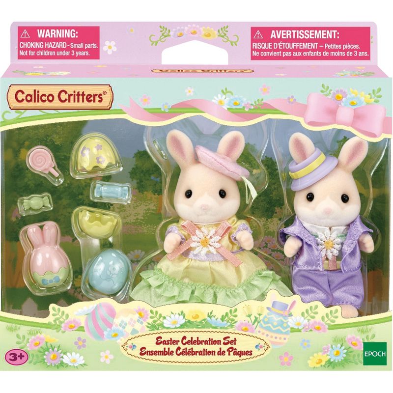 Calico Critters Easter Celebration Set, Limited Edition Dollhouse Playset with 2 Collectible Figures and Accessories, 4 of 5