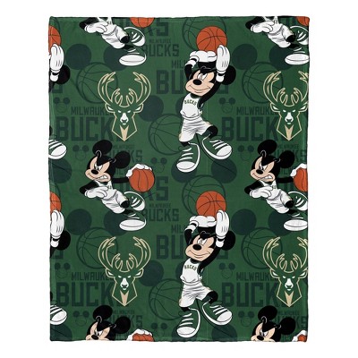 NBA Los Angeles Lakers Mickey Silk Touch Throw Blanket and Hugger