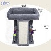 Cat Tree Tower with Cat Scratching Post for Indoor Cats, Activity Centre Climbing Tree with Scratching Board and Playful Toy Balls - 2 of 4