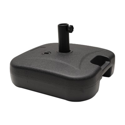 Pellebant Patio Market Pole Umbrella Base Stand Holder Square Water or Sand Filled