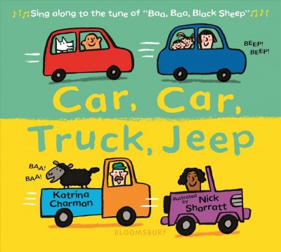 Car, Car, Truck, Jeep - (New Nursery Rhymes) by  Katrina Charman (Board Book)