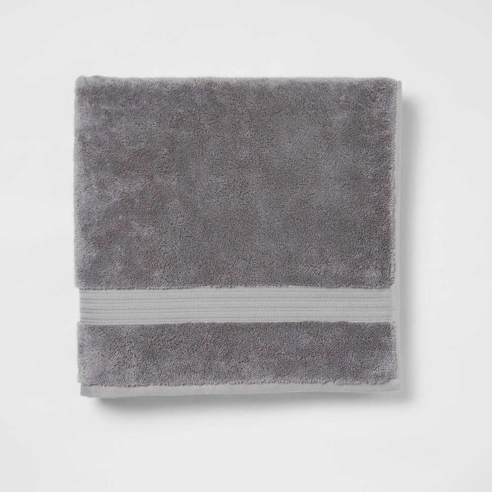 Photos - Towel Total Fresh Antimicrobial Oversized Bath  Dark Gray - Threshold™