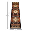 Masada Rugs Southwest Native American Geometric Medallion Area Rug - Design B357 - 3 of 4