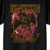 Led Zeppelin USA 1977 Crew Neck Short Sleeve Men's Black T-shirt - 2 of 3
