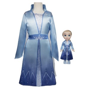 Frozen 2 My Friend Elsa Doll with Child Size Dress Gift Set - 1 of 4
