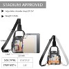 Crossbody Bag - Stadium Compliant Clear Purse for Women, See-Through Bag for Concerts, Sporting Events - 2 of 4