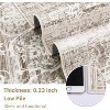 Washable Area Rugs, Soft Low Pile Large Rugs for Living Room Indoor Non-Slip Carpet Vintage Distressed Rugs for Bedroom with Non-Slip Backing - 3 of 4