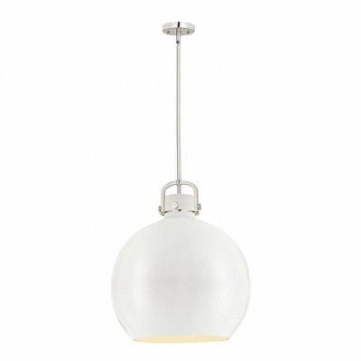 Newton Sphere - 1 Light Pendant In Industrial Style-22.5 Inches Tall and 18 Inches Wide