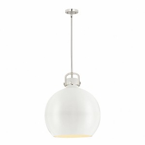 Newton Sphere - 1 Light Pendant In Industrial Style-22.5 Inches Tall and 18 Inches Wide - 1 of 1