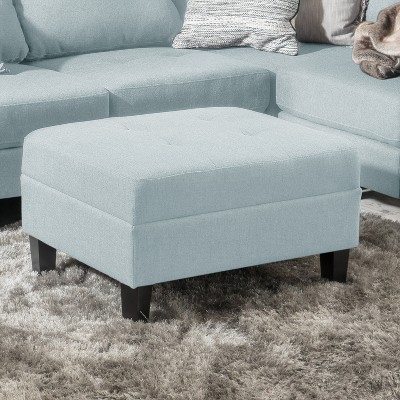 Christopher Knight Home Zahra Contemporary Fabric Tufted Ottoman