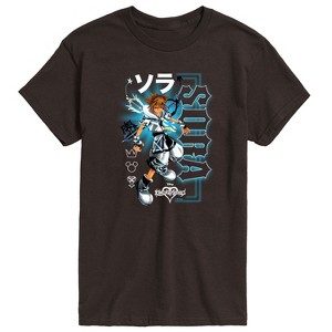 Men's - Kingdom Hearts - Sora Character Short Sleeve Graphic T-Shirt - 1 of 3