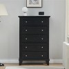 5 Drawer Dresser for Bedroom, 48" Tall Wood Dresser & Chests of Drawers with Deep Drawers - 2 of 4