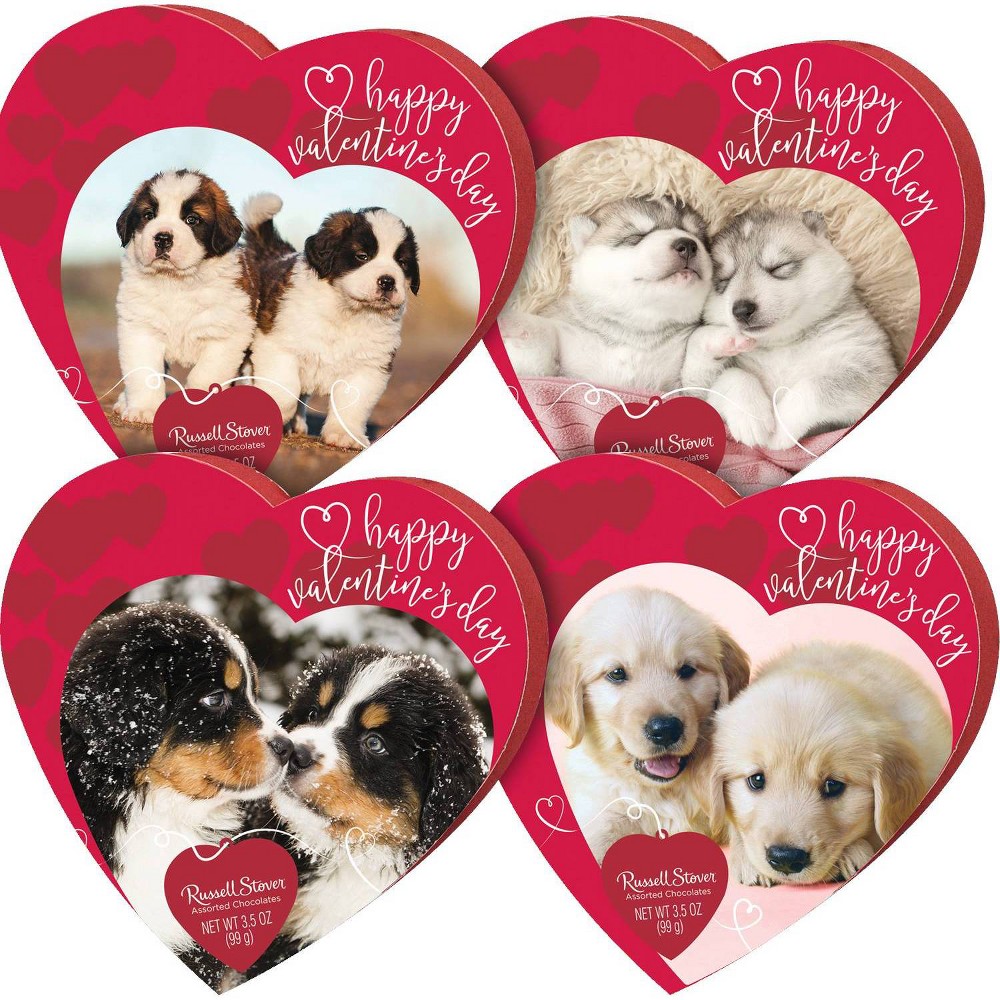 UPC 077260092946 product image for Russell Stover Valentine's Assorted Chocolates Pets Heart - 3.5oz | upcitemdb.com