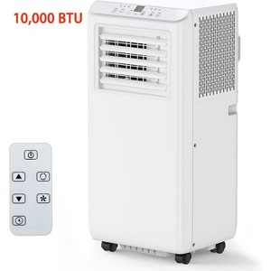 8000 BTU Portable Air Conditioners,3 IN 1 AC with Remote Control Dehumidifier & Fan mode, & Window Installation Kit Included,Up to 360 Sq.Ft - 1 of 4