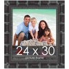 PosterPalooza | 24x30 Wide Bamboo Picture Frame, UV Acrylic, 4 Finishes - Brown, Black, Silver, and Natural - 2 of 4