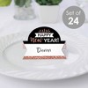 Big Dot of Happiness Rose Gold Happy New Year - New Years Eve Party Tent Buffet Card - Table Setting Name Place Cards - Set of 24 - 2 of 4