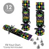 Big Dot of Happiness Colorful Mardi Gras Mask - No Snap Masquerade Party Table Favors - DIY Cracker Boxes - Set of 12 - 3 of 4