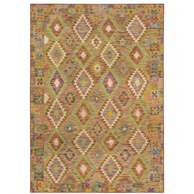 Oriental Weavers Malibu MAL07 Gold / Multi Indoor Area Rug - 2' x 3'