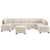 9-Seat Modular Sectional Sofa with Storage, Oversized U Shaped Couch Set with Ottomans for Living Room - Morden Fort - 2 of 4